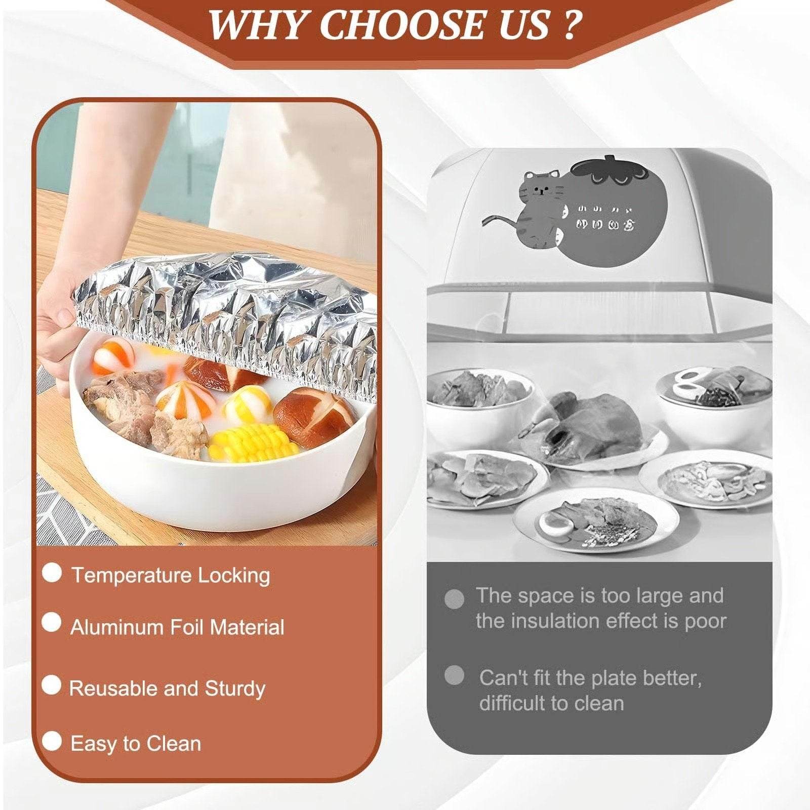 Reusable Foil Food Covers
